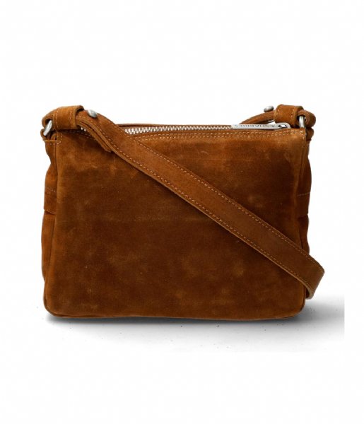 Shabbies  Crossbody Small Waxed Suede brown